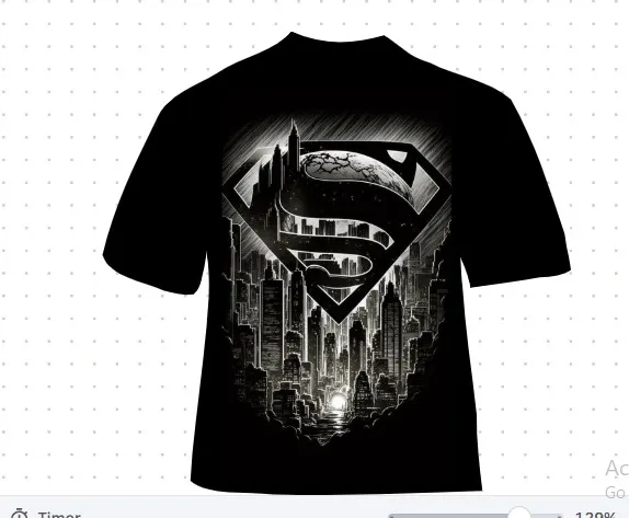 Superman Design T Shirt